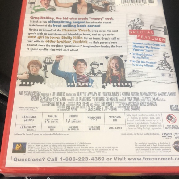 Diary Of A Wimpy Kid Roderick Rules DVD - Picture 4 of 4